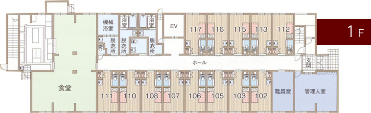 フロアマップ1F